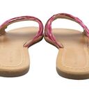 Draper James NIB  Piper Flat Sandals in Raspberry Pink Gingham Women's Size 8 Photo 13