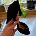 Arizona Jeans Arizona Jean company Faux suede Black heels size 7 LIKE NEW. Worn once Photo 7