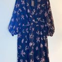 City Chic  Dress Ditsy Bloom Dress in Dusty Ditsy Sz 20 NWT Black & Pink Floral Photo 4