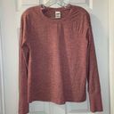 Avia  Pink Crew Neck Long Sleeve Active Top Small Photo 0