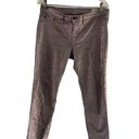 Rag and Bone  metallic rose coated zipped ankle Jeans size 31 Photo 0