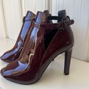 Michael Kors Michael  Lawson Open Toe Bootie Burgundy Size 6.5 New Womens Photo 2