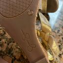 Jessica Simpson Gold cork wedges  Photo 4