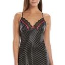 Apt. 9  black sweet little nighty with white polka dots and red lace detailing.New Photo 0