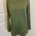 Cyrus  Green Sweatshirt Zippered Pockets Long Length Tunic Photo 0