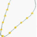 Madewell NWT  Striped Seed Bead Daisy Choker Necklace Photo 0