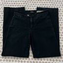 NYDJ  Black Denim Stretch Trouser Jeans Not Your Daughters Size 6 Petite Photo 2