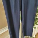 kim rogers  Women's Solid Blue Polyester Mid Rise Comfort Waist Pants Size 10P Photo 2