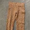 Lou & grey  Leggings Floral Side Pocket High Rise Rust Orange Soft Size S Photo 2