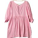 Petal and Pup  Dress 2 Pink Ermias Long Balloon Sleeve Mini Smock Dress NEW Photo 1