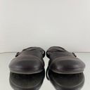 Mudd Vintage Y2K 2000s Dark Brown Faux Leather Preppy Mary Jane Slip On Flats Photo 8