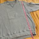 Aerie  Blue Waffle Crewneck Sweatshirt Sz M Photo 3