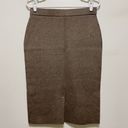 J.Jill New!  Knee Length Brown Pencil Skirt Photo 3