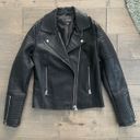 Topshop Rosa Biker Leather Jacket Photo 1