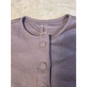 Outdoor Voices  NWT CozyRib Cropped Cardigan Earl Grey Light Purple Size S And M Photo 2