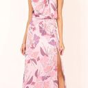 Petal and Pup  Amelie Floral Sleeveless Satin Maxi Dress Photo 0