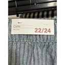 Lane Bryant  Pants Womens 22/24 Linen Blend Wide Leg Mid-Rise Stripe Pull On NEW! Photo 2