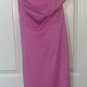 Hello Molly Pink One Shoulder Dress Photo 2