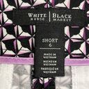 White House | Black Market  Abstract Print Short 4 Pocket Clasp Zip Shorts- Size 6 Photo 12