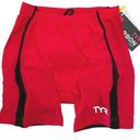 Tyr. Womens Carbon Tri Bicycle Short 6" - Red Black - Size XS - $120 Photo 0