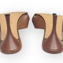 Isaac Mizrahi new  ⌘ Open Vamp Lizard Kitten Heel Mule Sandals ⌘ Orange Brown 10 Photo 10