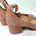 Gianvito Rossi  Suede Low Heel Pumps with Wrap Straps Mauve / Taupe Size 36.5 6 Photo 7