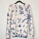 Maison Scotch New Friends Blue Tie Dye Cable Knit Sweater Size 4 Photo 6