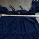 Tularosa  Hattie Dress in Navy Blue Lace Details Size: XS Photo 3