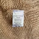 Lush Clothing Lush Womens Taupe Long Sleeve Open Knit Acrylic Cotton Pullover Sweater Medium Photo 6