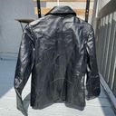 New York & Co. Black Leather Jacket Photo 2