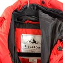 Billabong  Soffya Hooded Ski Snowboard Snow Puffer Jacket Poppy Red Size XS Photo 3