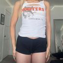 American Apparel y2k hooters print cut out ribbed tank top Photo 5