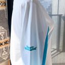 FootJoy  Sport Mid Later White Aqua 1/2 Zip Pullover Top Women’s Small Photo 3