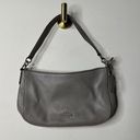 Coach Grey Baguette Shoulder Bag Photo 0