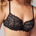 Soma  Black Lace Enticing Lift Balconette Underwire Bra 32D Photo 0