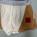 Free People Movement NWT  Ivory Combo Colorblock 2” Activewear Shorts Photo 4