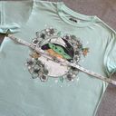 Star Wars The Mandalorian Floral Baby Yoda Grogu T-Shirt Size Large Photo 2