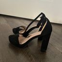 Black High Heels Size 7.5 Photo 0