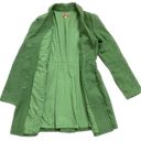 Adriana Light Weight Twill Peacoat Jacket Coat Fitted Green Photo 3