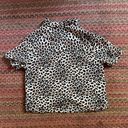 Arizona Jeans AZ JEAN CO CHEETAH ANIMAL PRINT BUTTON UP Photo 2