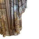 Umgee  Large Multicolor Boho Metallic Open Front Duster Cardigan Sweater Topper Photo 3