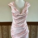 House Of CB  Pink Coraline Ruched Satin Corset Mini dress Size Medium NEW w/ Tags Photo 1