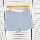 Polo  Ralph Lauren Pinstripe Cotton Chino Shorts Blue White Size 2 Photo 13