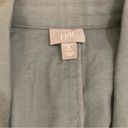 J.Jill  Jacket stretch Grey  Linen Blend Blazer Tie Back Pockets M petite Photo 5