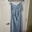 Abercrombie & Fitch NWT  Light Blue Satin Dress, Never Been Worn Photo 2