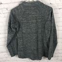 Mountain Hardwear  charcoal Heather fleece 1/4 zip pullover sweatshirt small EUC Photo 4