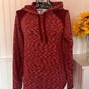 Danskin  Now Active Sweatshirt Red Hooded Photo 0