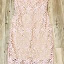 Bisou Bisou  Blush Pink Lace dress sz 8 Photo 9