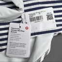 Lululemon Seersucker Skimpy Mid Rise Bottom NWT Size XL (Stripped White Blue) Photo 9