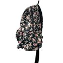 Vans  Off The Wall Backpack Black Floral Rose Patterned School Skate Laptop Bag Photo 1